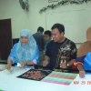 Sebahagian peserta bengkel bimbingan seni batik di Juru 19-23 Nov. 2007.